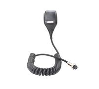 Microphone d'épaule avec clip arrière en métal pour TS-480Sat TS-2000E | Matériau ABS, durable, son transparent, large clé PTT, clip arrière en métal, compatible avec les modèles Kenwood