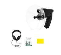 Microphone directionnel - Microphone parabolique - Jumelles grossissantes x 8 - Microphone directionnel - Appareil d'écoute - Distance d'enregistrement de 100 m - Appareil d'observation des oiseaux