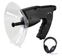 Microphone Directionnel Parabolique, Kit d'écoute avec antenne parabolique, télescope monoculaire d'écoute d'oiseaux, for Appareil d'écoute Longue portée