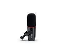 Microphone DM14 V, Microphone Dynamique de Qualité pour Podcasters, Pare-Vent Intégré et Support Antichoc, Câble XLR Inclus
