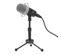 Microphone D'ordinateur, Microphone Dynamique avec Indicateur LED Amovible, Contrôle du Volume, 3 Modes de Prise en, Microphone D'enregistrement sur Carte Son intégré 3,5 Mm