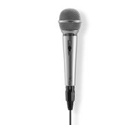Microphone dynamique "Jam Star", câble jack 3 m + adapt., mrche/arr.