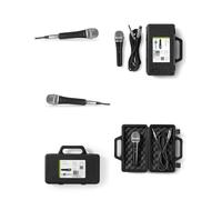 Microphone Dynamique Karaoké + Flight case Câble 5.00 m 80 Hz - 12 kHz 600 Ohm -75 dB Inter marche arrêt