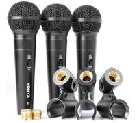 Microphone dynamique - VONYX - VX1800S - 3 pièces - Châssis métal - Son clair et dynamique