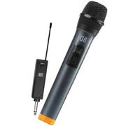Microphone Dynamique - WE - D2 - Sans fil - Écran LCD - Jack 6.35mm - Orange