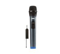 Microphone dynamique WE omnidirectionel sans-fil, avec écran, récepteur rechargeable jack 6.35mm BLEU