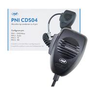 Microphone électret - PNI - CDS04 - 4 broches - 1000 Ohms - Compatible Midland Alan 100