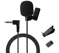Microphone Externe de 3,5 mm de Voiture, Micro Externe de pour Autoradios, Microphone Externe Portable en Stéréo Cravate, pour Unité Principale Véhicule Voiture Bluetooth Activé Radio Stéréo GPS DVD