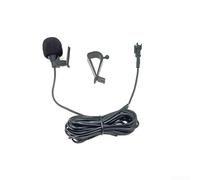 Microphone externe de voiture avec prise jack 3,5 mm/2,5 mm, pour | Universel pour autoradio, lecteur CD et système de navigation comme microphone de rechange mains libres, câble, monaural