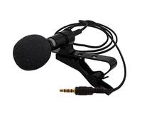 Microphone Externe Portable À Pince À Revers, 3.5mm, Mains Libres, Pour Haut-Parleur, Téléphone Intelligent, Pc