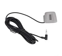 Microphone externe pour panneau de toit de voiture, microphone stéréo filaire de 3,5 mm, pour une construction de qualité, noir, taille compacte, 50 Hz - 20 kHz, 2,2 kΩ, sensibilité 32 dB ± 3 dB