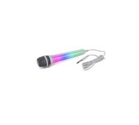 Microphone filaire dynamique - blanc - Effet lumineux Disco - MR ENTERTAINER G158GB Blanc