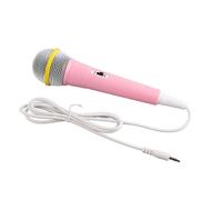 Microphone filaire pour enfants, prise de 3,5 mm, faible distorsion, jouet musical portable, microphone de chant pour enfants pour les fêtes de famille karaoké