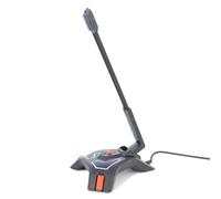 Microphone Filaire RGB avec Câble Ergonomique De Gaming Streaming Editing Crépon
