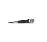 nedis microphone filaire sensibilité 72 db 3db 50 hz 14 khz 5.0 m boîtier de voy