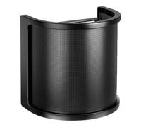 Microphone Filter, Microphone Windscreen, 3.15x3.15in Noise Shield, Double-Layer Cover, Sound Cancelling, Audio Accessory for Streaming, Podcasting, Karaoke, Home Studio, Music, Performance Use