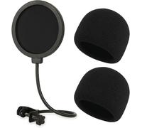 Microphone Filtre Anti-Pop pour Razer Seiren V2 Pro Microphone, Professionnel Micro Pop Filter Avec Mousse Micro Anti Bruit pour l'enregistrement en Studio et le Streaming