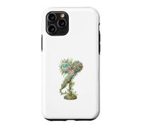 Microphone Fleuri Vintage Chant et Musique Coque pour iPhone 11 Pro
