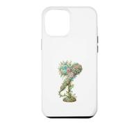 Microphone Fleuri Vintage Chant et Musique Coque pour iPhone 12 Pro Max