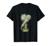 Microphone Fleuri Vintage Chant et Musique T-Shirt Graphique avec Valeur