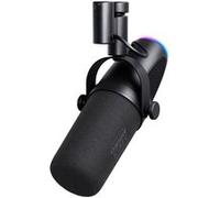 CHERRY XTRFY Ngale X Microphone professionnel USB & XLR pour l'enregistrement et le streaming, XLR et USB Plug & Play, cardioïde, commutateur Low-Cut pour le jeu, noir