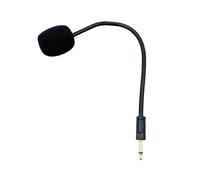 Microphone gaming compatible avec Razer Kraken V3 Pro Hyper Sense, 19 cm, détachable et réglable, noir avec bonnette anti-vent en mousse