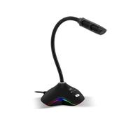 Microphone Gaming - EKO 300 - USB - Compatible Twitch, Youtube, Discord - LED RGB 15 Modes - Flexible