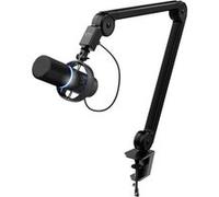 Trust Microphone GXT 255+ Onyx – Cardioïde USB, Filtre anti-pop, Perche articulée – Noir