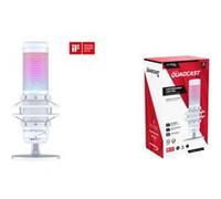 Microphone Gaming sans fil HyperX QuadCast S Blanc Blanc G