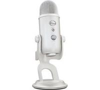 Blue Mic Yeti pour The Aurora Collection Premium Microphone USB multi-motifs avec Blue VO! CE Blanc