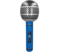 microphone gonflable 76cm - boland 02803 Bleu G