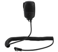 Microphone haut-parleur portatif avec commutateur public/privé et transmission sonore claire pour radios Midland. Microphone à réduction de bruit.
