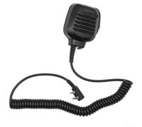 Microphone haut-parleur pour Kenwood KMC-45 TK-2100 TK-3400 - Microphone à main 2 broches avec clip rotatif pour utilisation radio résistante aux chocs