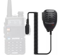 Microphone Haut-Parleur Pour Talkie-Walkie,Compatible Avec Baofeng Uv-5R Bf-888S Uv-82 Uv-S9 Bf-F8Hp Uv-10R Uv-11R Bf-H6 Gt-3 Gm-15Pro,Led Rouge