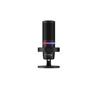HyperX Microphone USB DuoCast – RGB, 32 Ohm, 24-bit 96 kHz, filaire, noir
