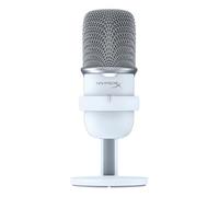 Microphone - HYPERX - SoloCast Blanc - Électret - USB - Directivité cardioïde