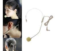 Microphone Invisible sans fil pour haut-parleurs de scène, casque couleur de peau, amplificateur TV, interview, guide d'enseignement, discours