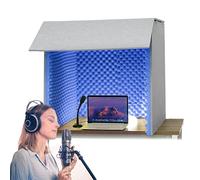 Microphone Isolation Booth Cube,Desktop Soundproof Cover,Portable Vocal Booth,isolation Booth，Portable Vocal Recording Booth For Music Studio Bedroom Home, Decreasing Noise,for Recording Studio, Podca
