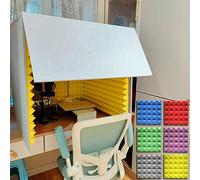 Microphone Isolation Shield, Portable Sound Booth, Vocal Absorbing Shield, Desktop Soundproof Cover, Decreasing Noise, for Recording Studio, Podcasts, Singing, and Broadcasting