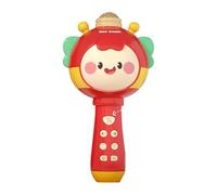 Microphone Jouet Accessoires Karaoké Cartoon | Microphone Mignon Enfant pour Garçons et Filles Tout-Petits Fête d'Anniversaire Maison École Vacances Spectacle Scène de