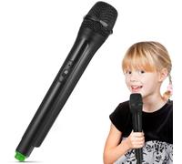 Microphone Jouet en Plastique Noir 1: 1 pour Scène, Photo | Accessoire de Chant sans Fil, Prise en Main Confortable, Facile à Transporter pour Acteurs et Adultes Couleur Aléatoire