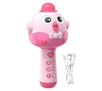 Microphone jouet | Haut-parleur portable et lecteur de musique en forme de poule 2 en 1 | Jouets musicaux rechargeables avec lumière LED, pour fêtes d' , réunions de famille, Noël, anniversaire