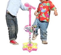 Microphone Jouet pour | Machine de karaoké sans Fil avec Couleur | Microphone pour avec Support intégré | pour, garçons et Filles, fêtes d'anniversaire, Performance et Jeu