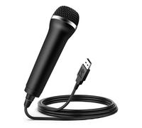 Microphone karaoké à condensateur avec câble USB, pour Switch Wii, PS4, Xbox, PC, ordinateur, enregistrement, micro Ultra-large