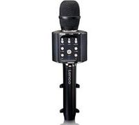 Lenco Microphone karaoké Bluetooth – Haut-parleur et effets d'éclairage musical – Noir