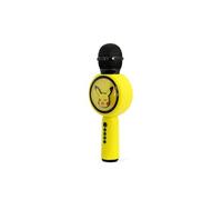 Microphone Karaoké Bluetooth LED avec Modificateur de voix Pikachu Pokemon Jaune
