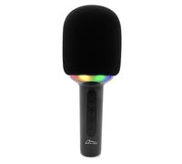 Microphone karaoké - MEDIA-TECH - KARAOKE IDOL BT MT399 - Bluetooth 5.0 - Éclairage disco - 5 modes de voix