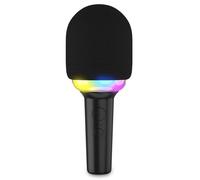 Microphone Karaoké Ledwood SINGMASTER, Effet LED RGB, Bluetooth, Effet 5 Voix, sur batterie 4H, Enceinte 15W, Recharge USB-C