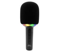 Microphone karaoké - MEDIA-TECH - KARAOKE IDOL BT MT399 - Bluetooth 5.0 - Éclairage disco - 5 modes de voix