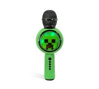 Microphone karaoké Minecraft avec Haut-Parleur sans Fil et lumières LED